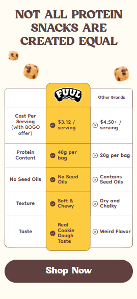 FUUL comparison table arranged for mobile