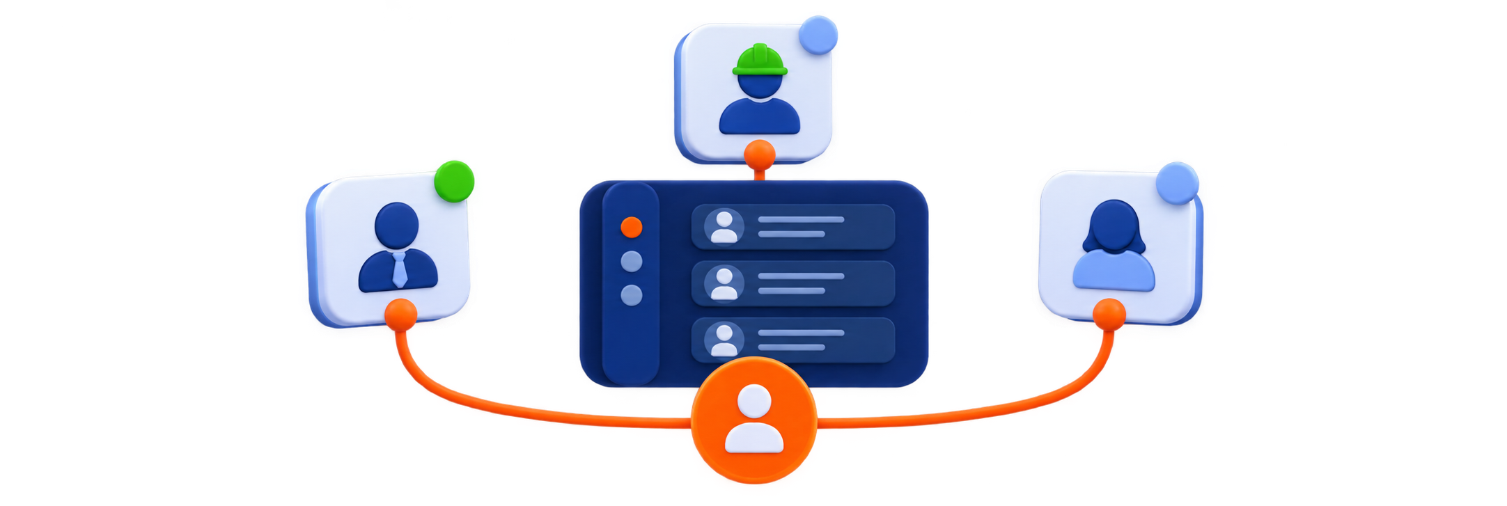 Illustration of a shared HubSpot ownership model